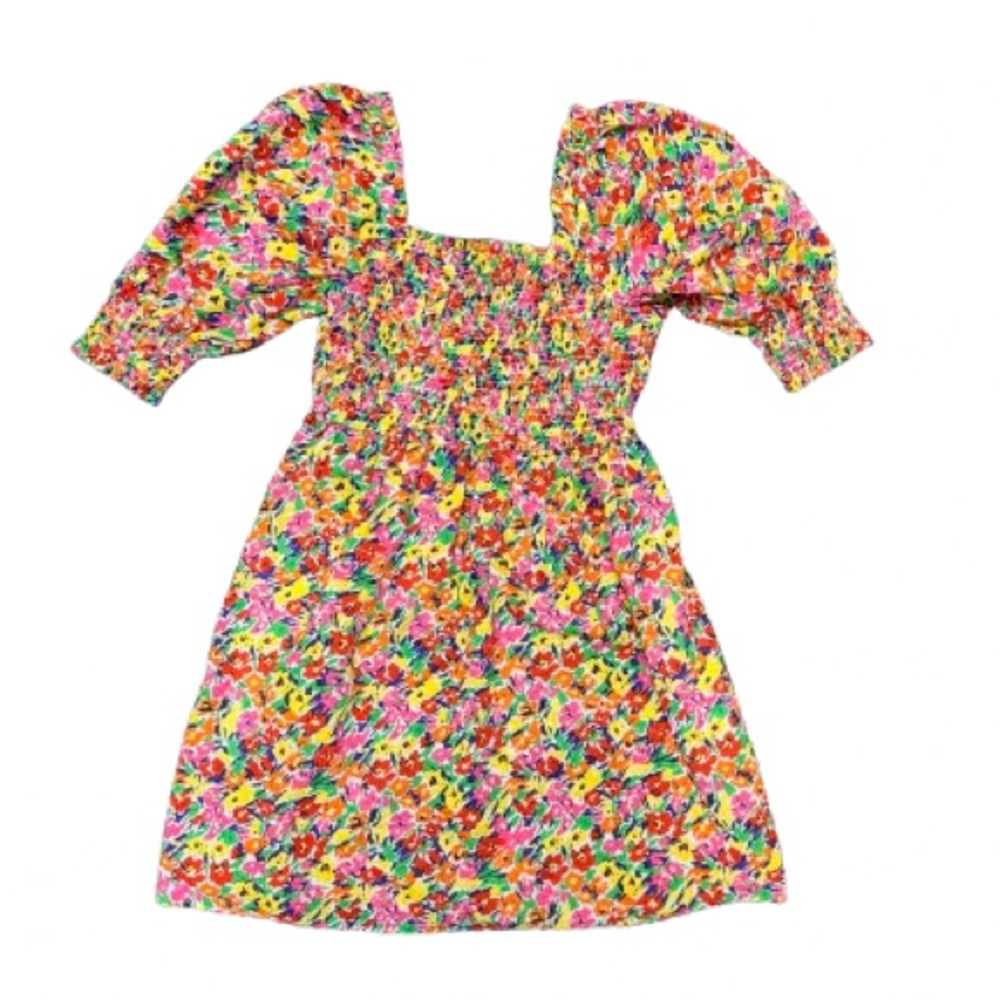 RIXO for Target Floral Puff Sleeve Smocked Dress XS Cottagecore - Picture 4 of 5